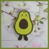 Gryzak silikonowy avocado