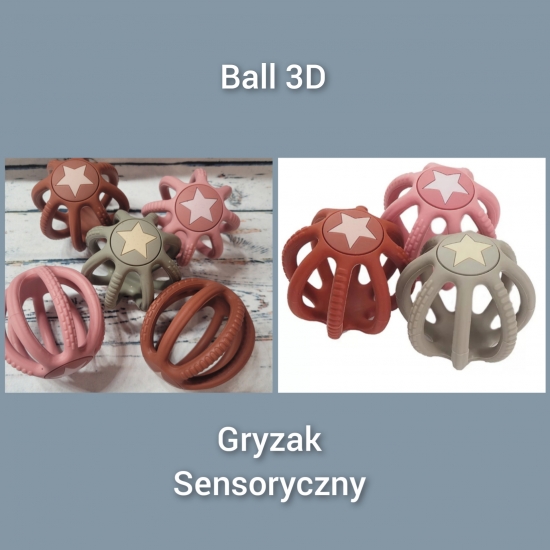 Gryzak silikonowy  3D