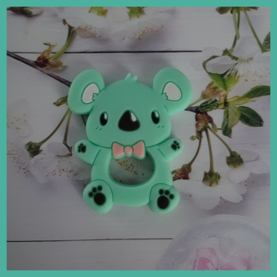 Gryzak silikonowy koala