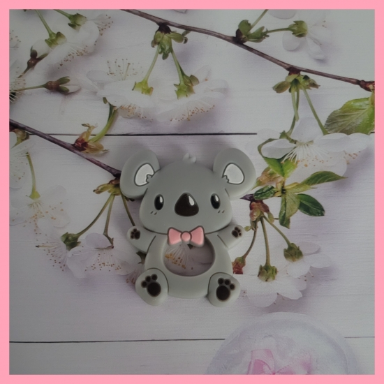 Gryzak silikonowy koala