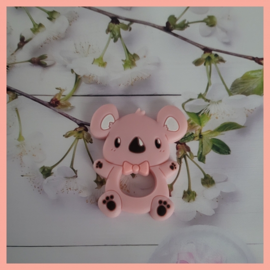 Gryzak silikonowy koala